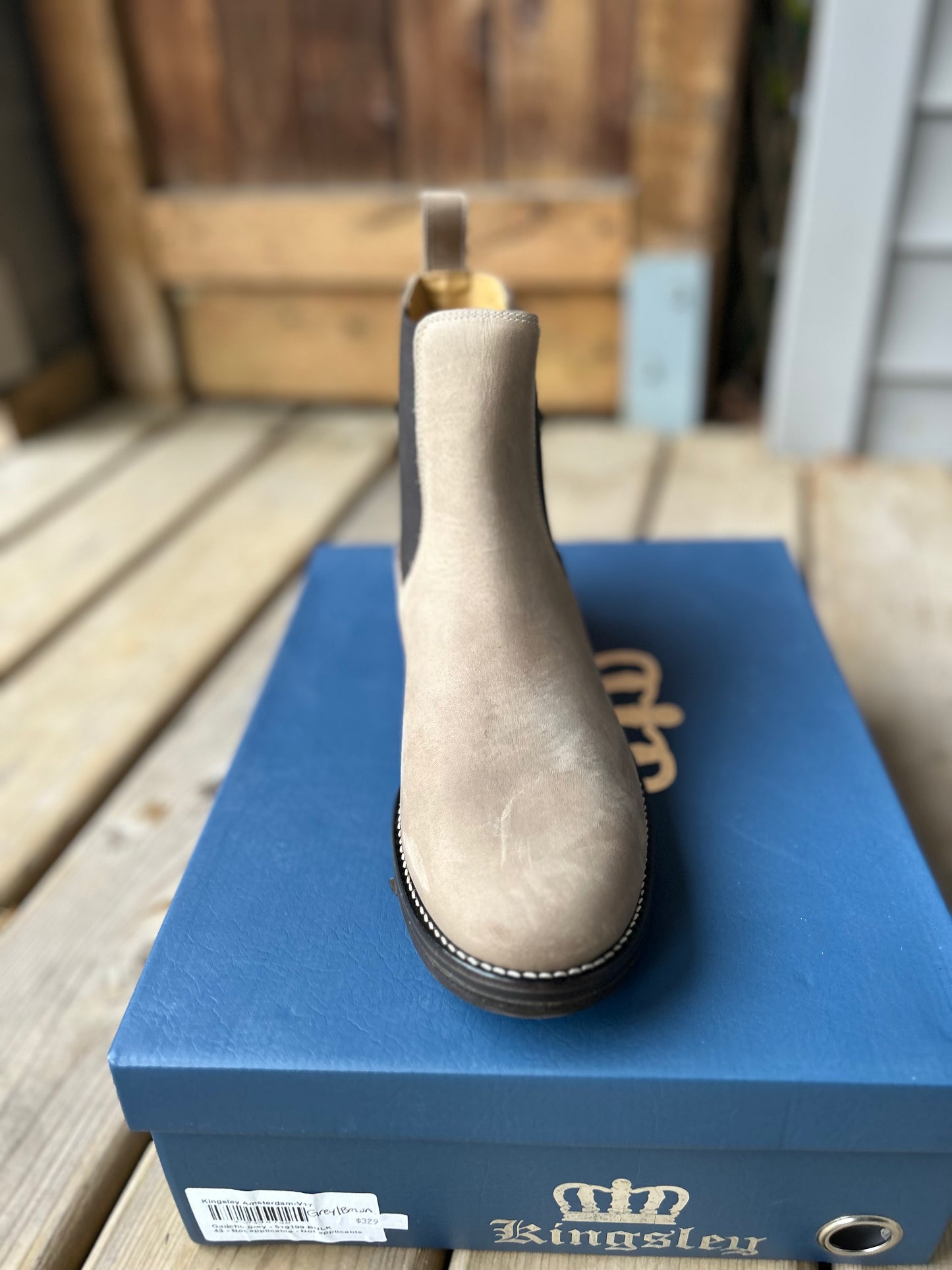 Size 43 Kingsley Amsterdam grey paddock boots