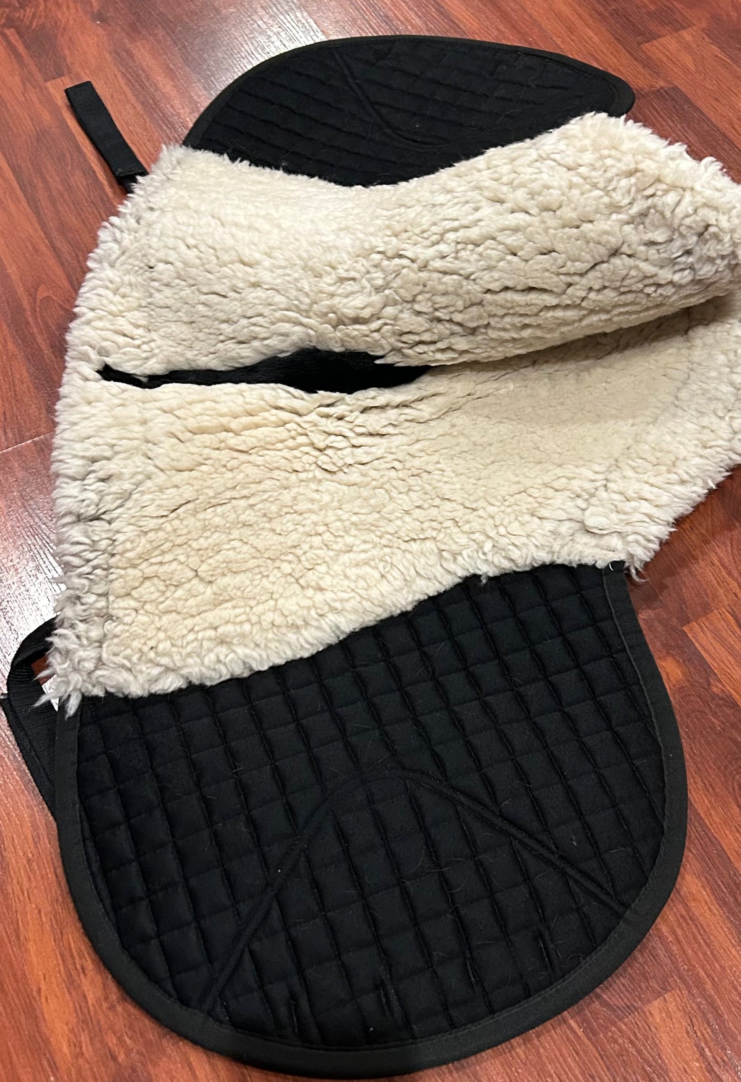 LeMieux Merino+ Half Lined GP Numnah Black/Natural medium