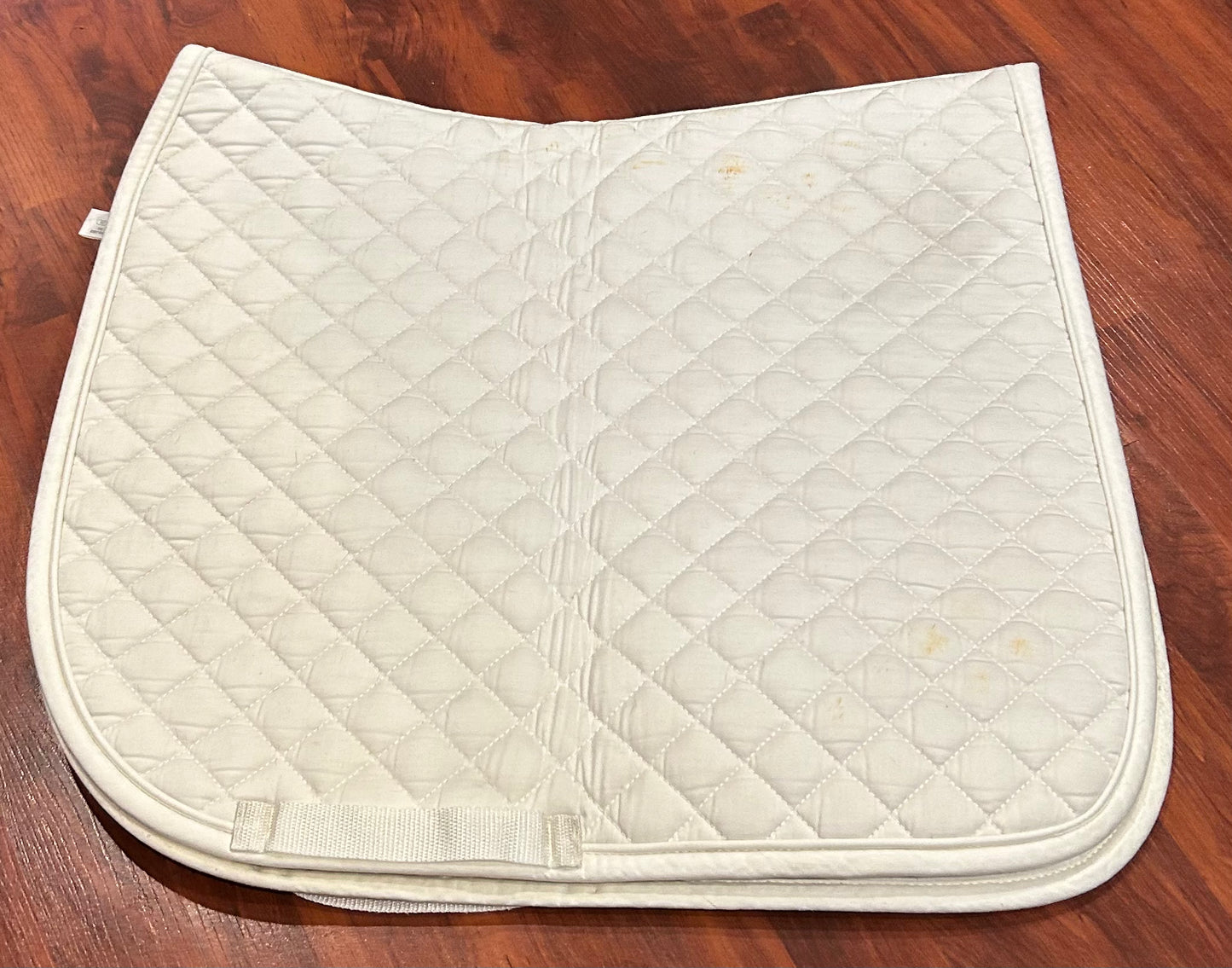 Shedrow white dressage pad