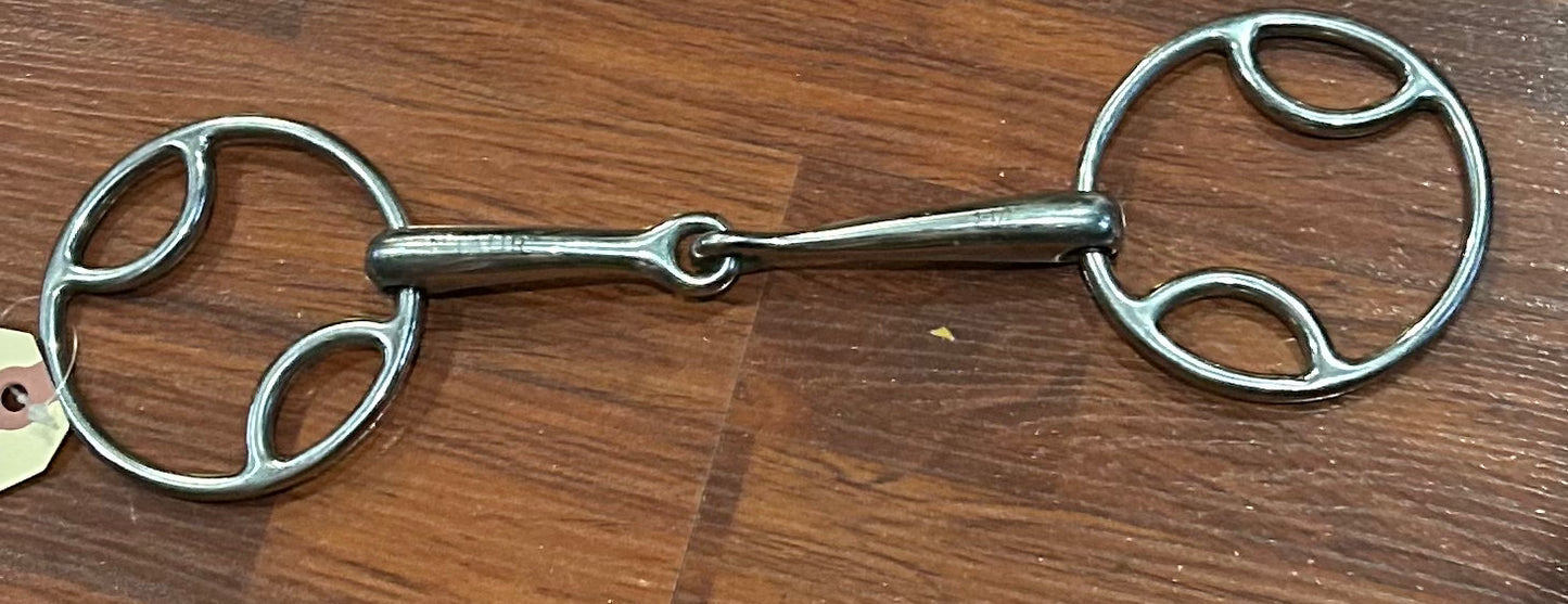 5.5” century loop ring gag bit