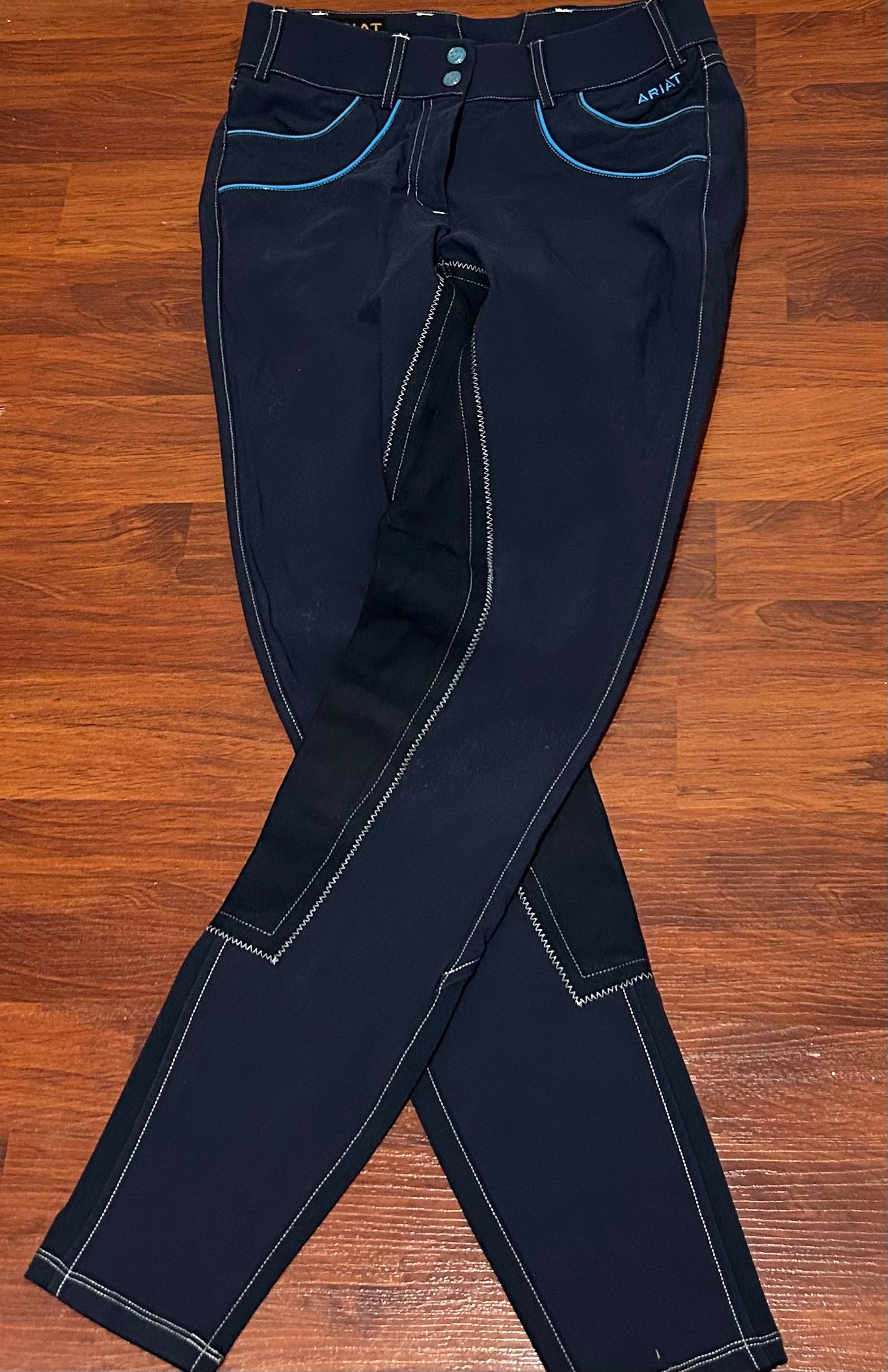 Ariat Pro Series Olympia navy Full Seat Breeches 22L