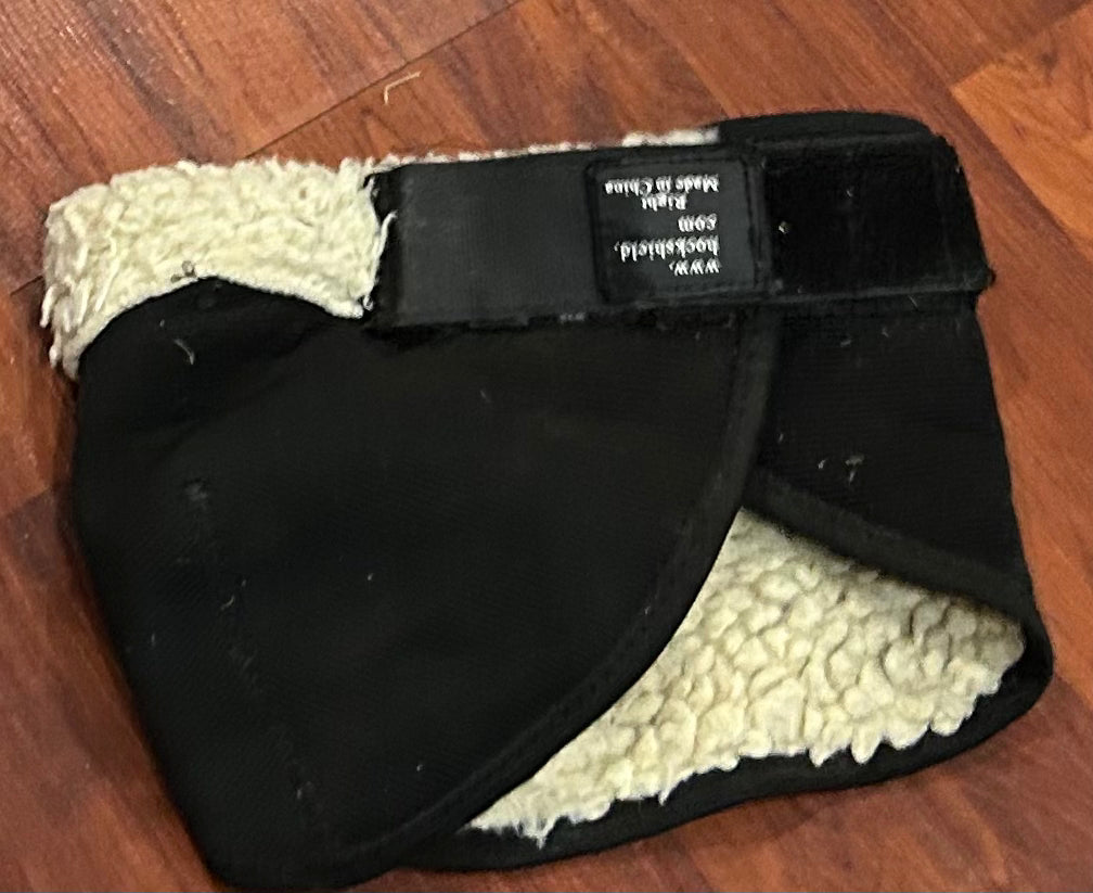 1 right hock shield. Medium