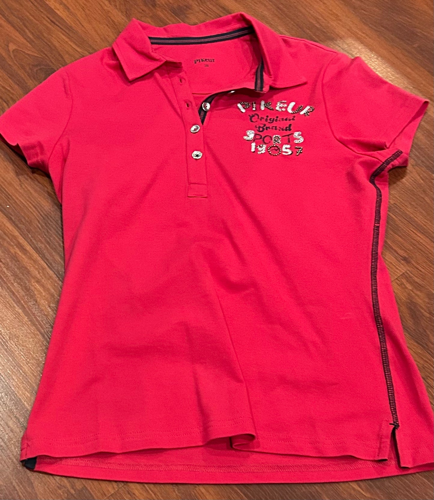 Pikeur sports size 38 pink short sleeve shirt (Copy)