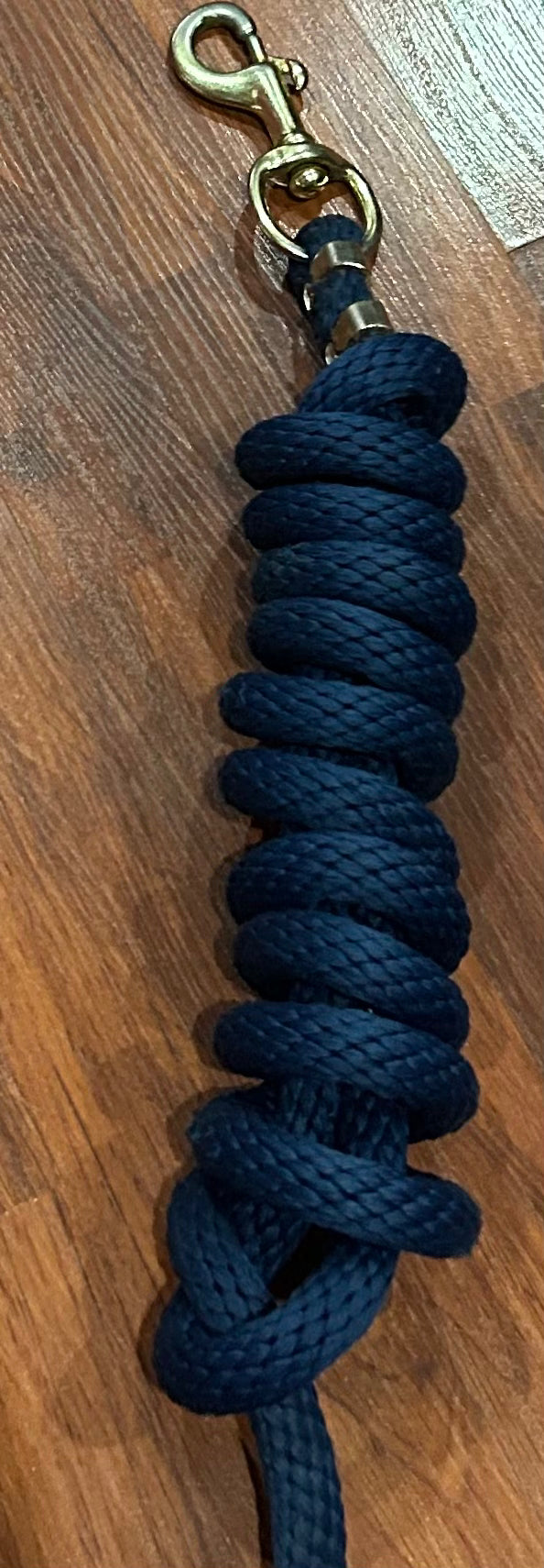 Navy lead rope