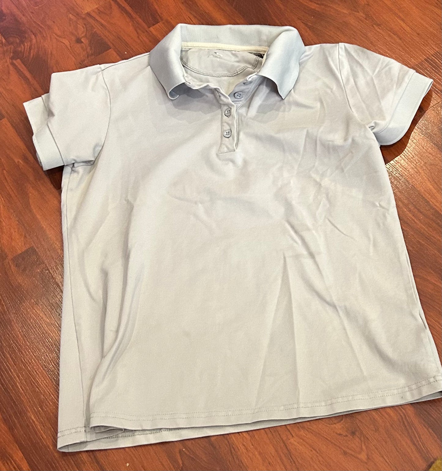 Aerion large light blue polo shirt