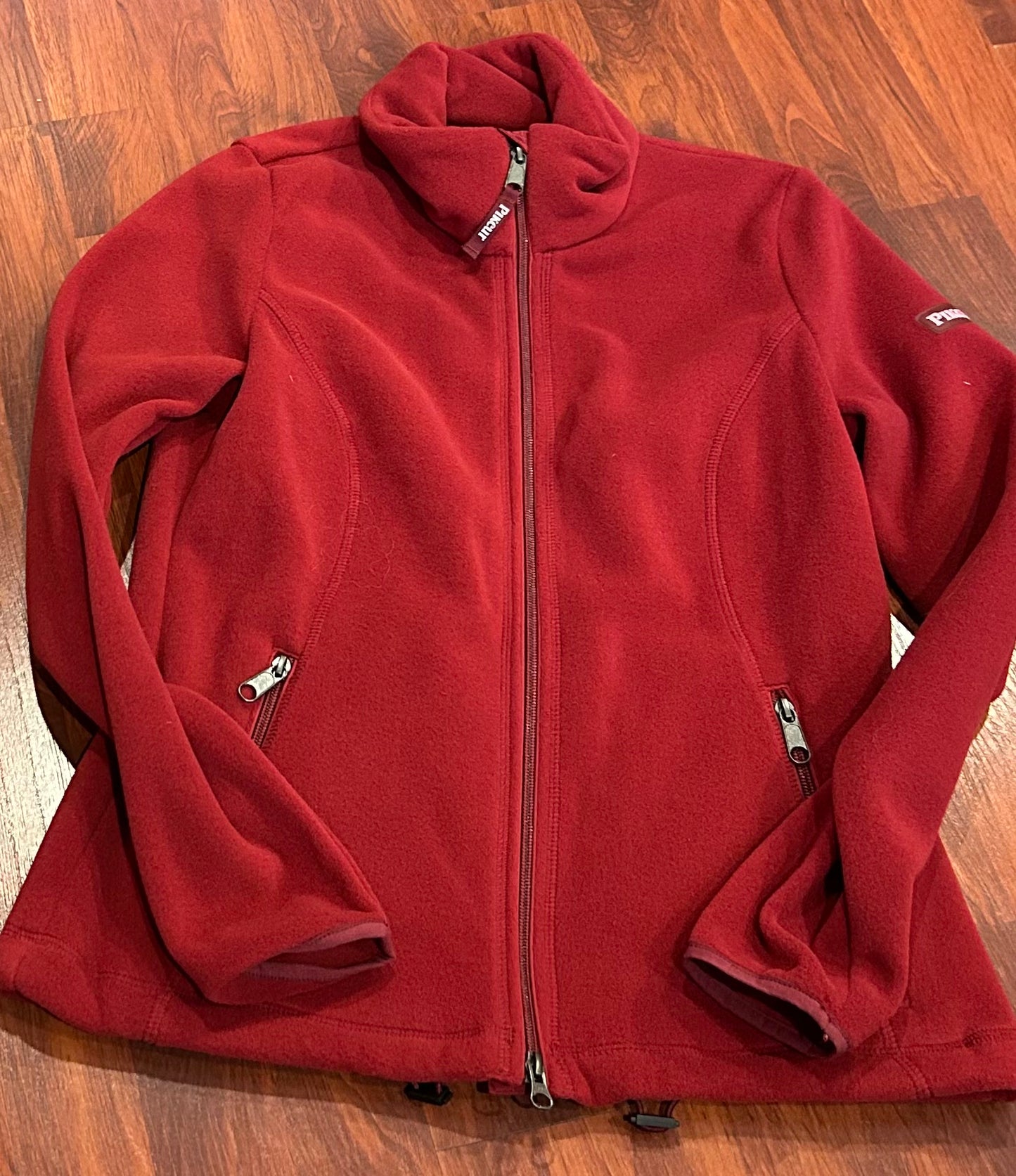 Pikeur medium burgundy fleece jacket