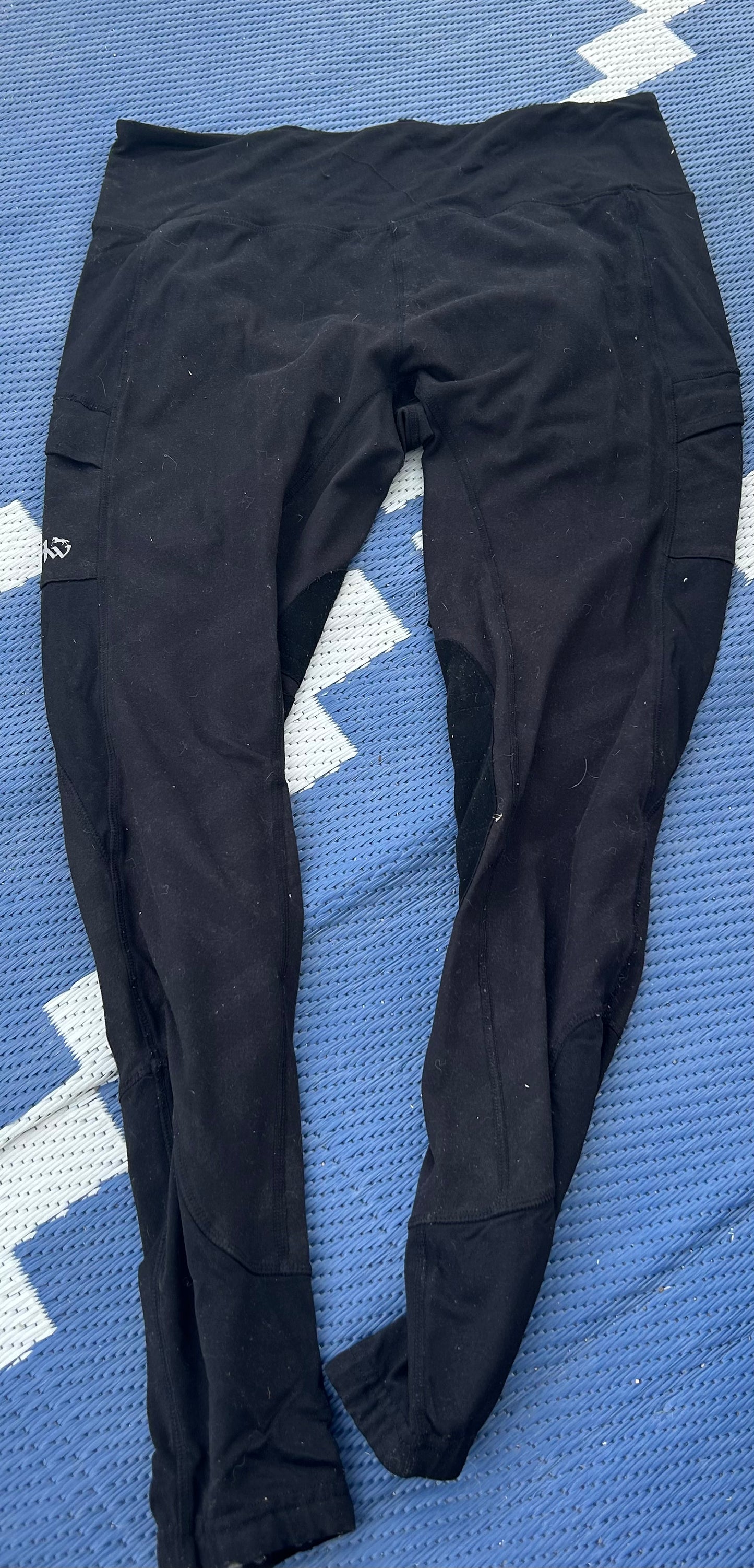 2XL horseware black riding tights