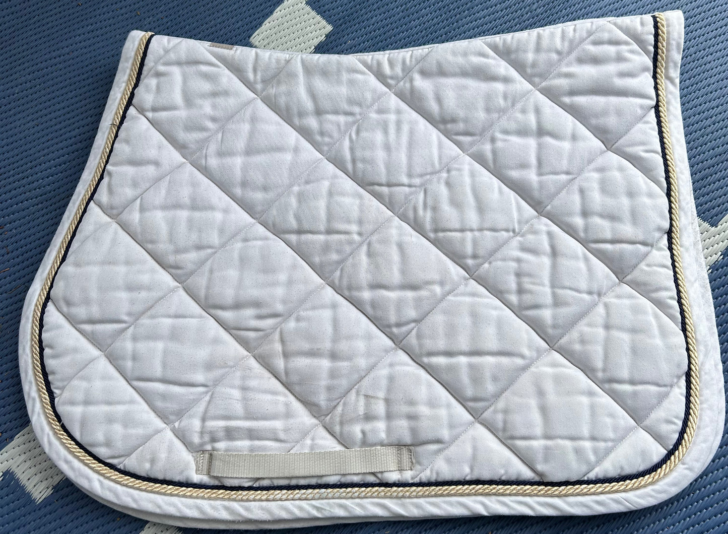 RG white AP pad with blue trim