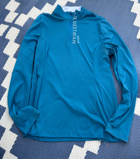 Asmar XL aqua long sleeve shirt