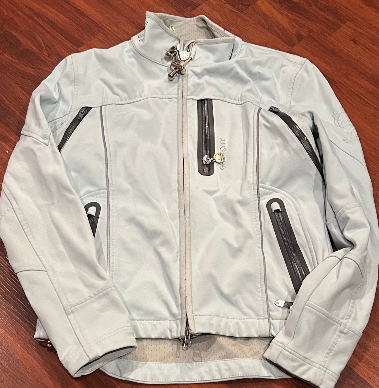 Gersemi Small light blue jacket. Vented.