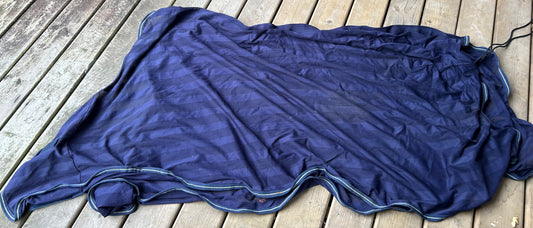 Shedrow scrim sheet large navy