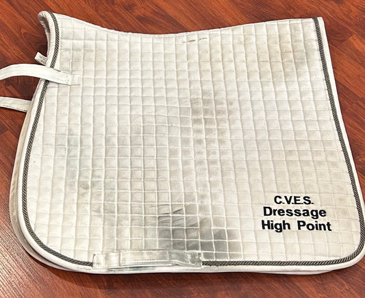 Shedrow embroidered white pad