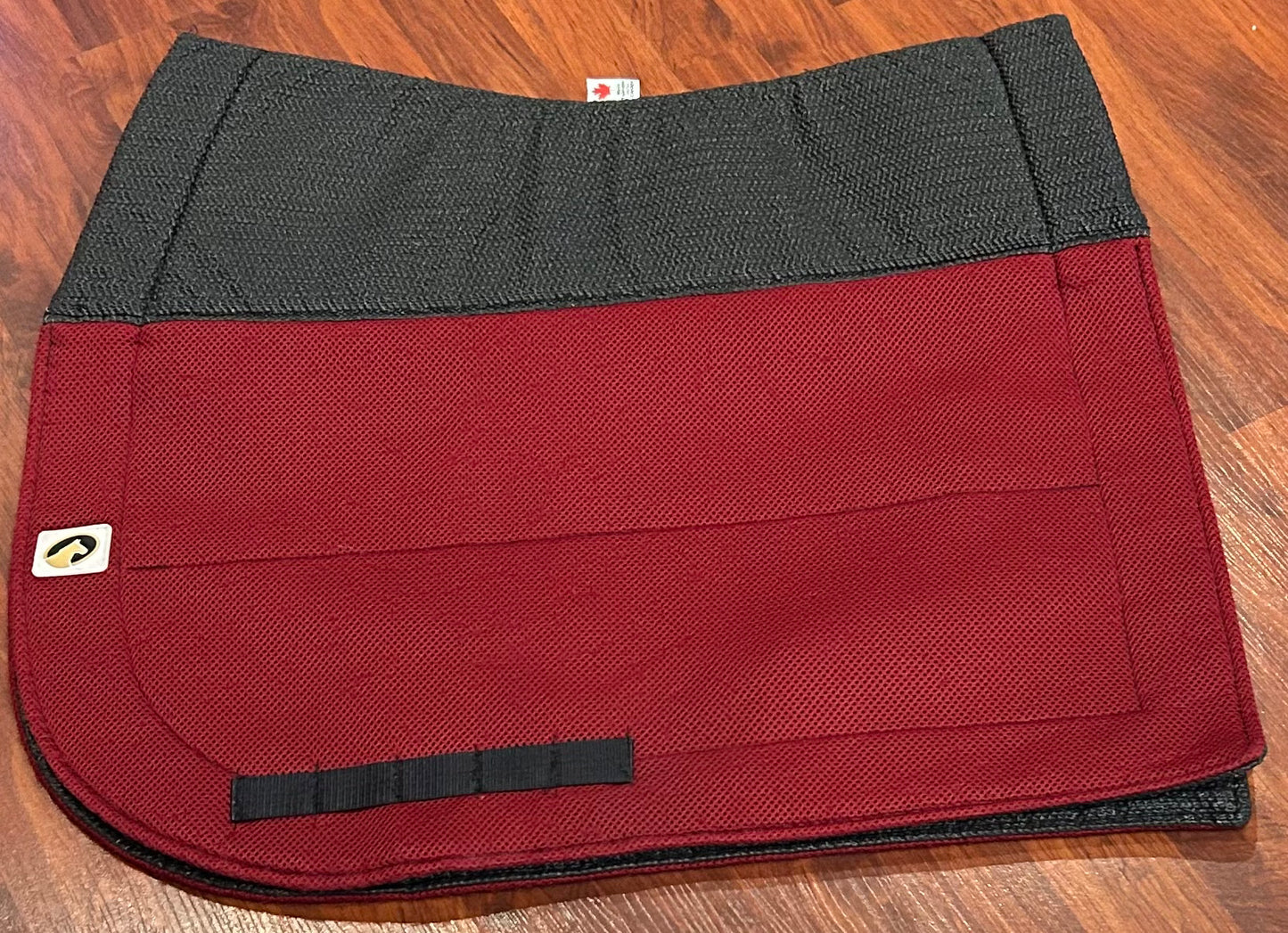 Ecogold burgundy secure dressage pad. Excellent condition