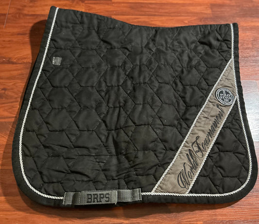 BR Polo Style black dressage pad