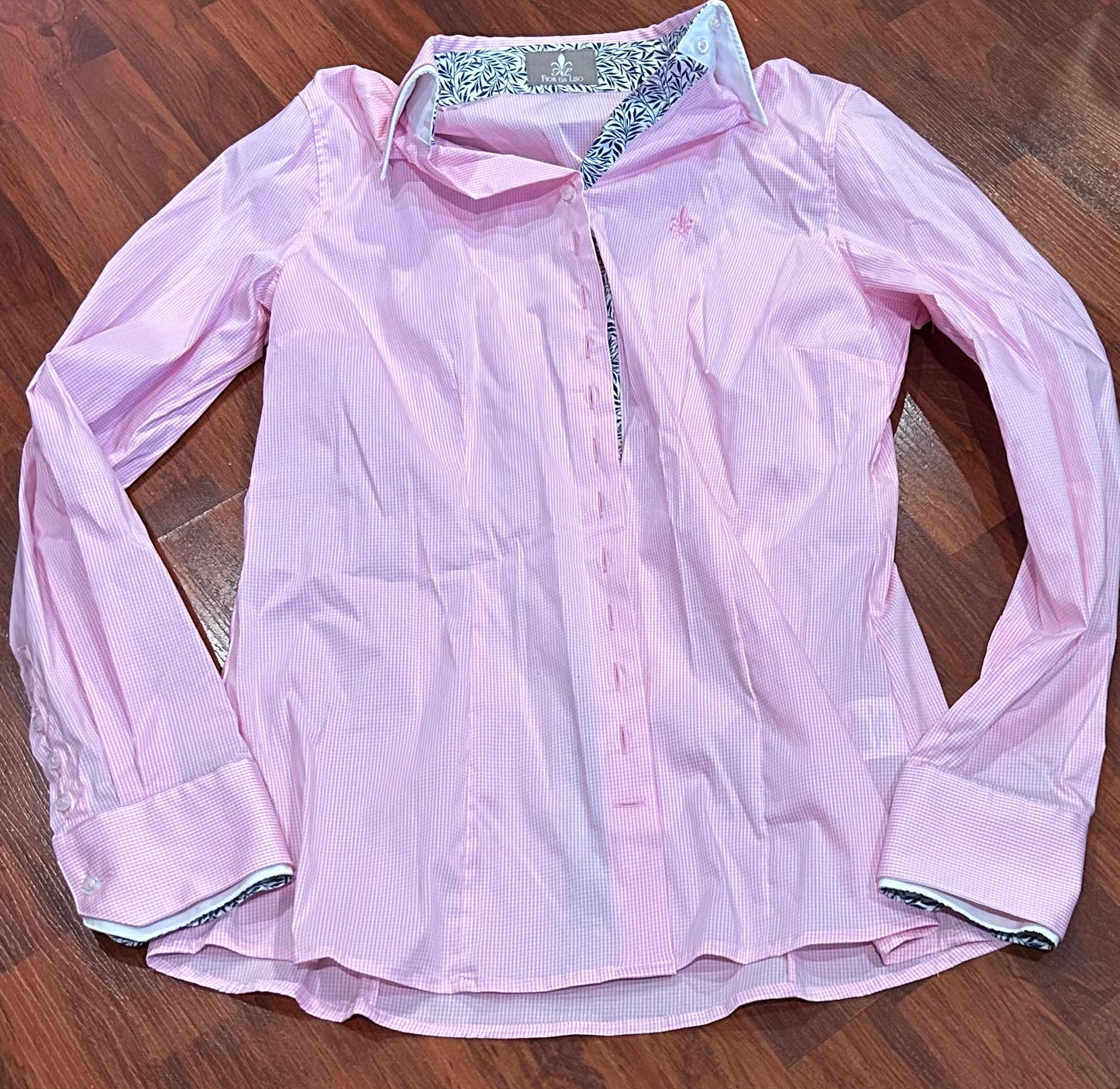 Fior Da Liso pink size 10 (med) show shirt