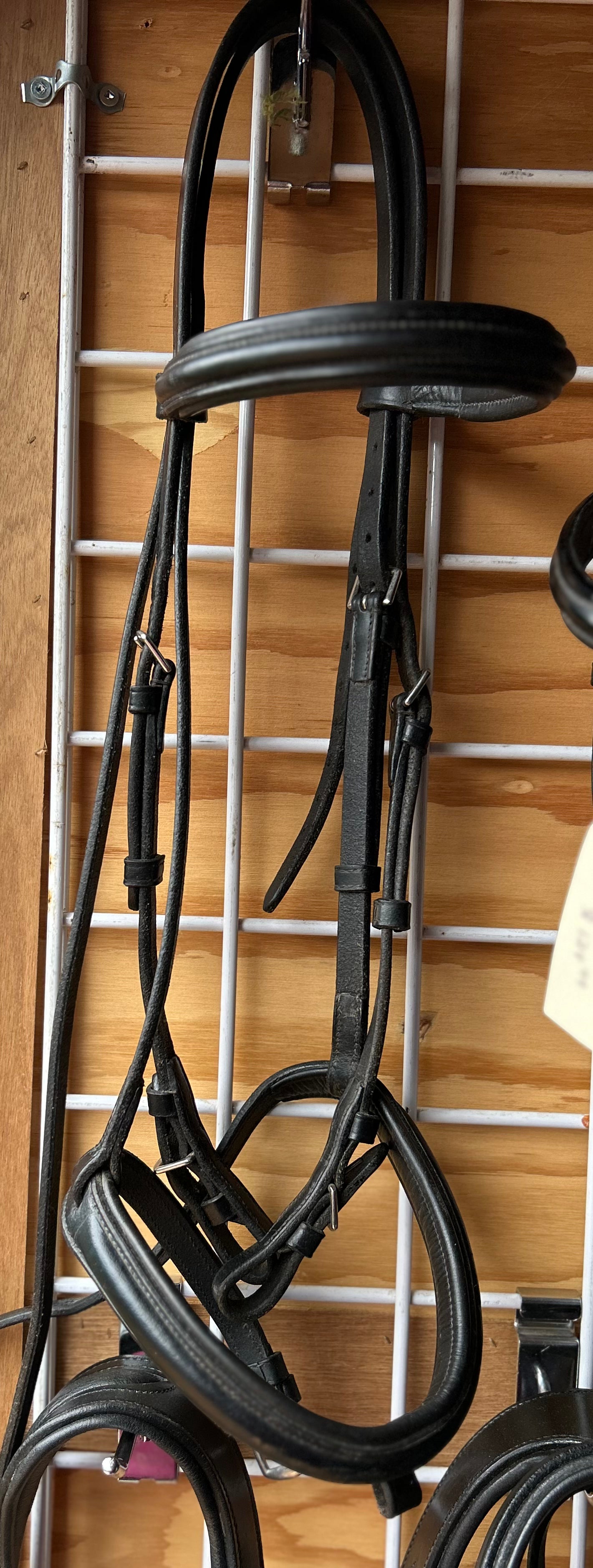 Black snaffle bridle with Regal browband full size