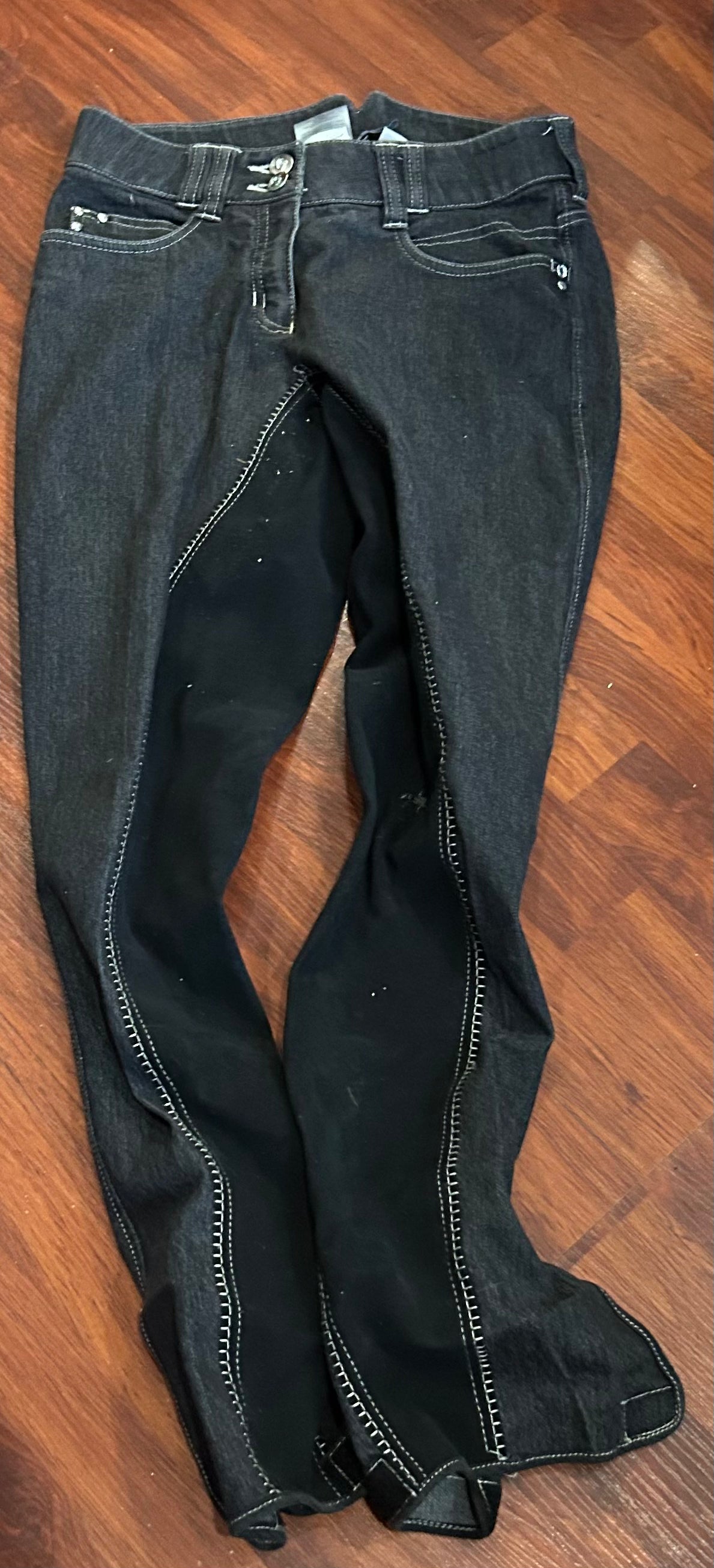 HKM size 28 dark denim breeches
