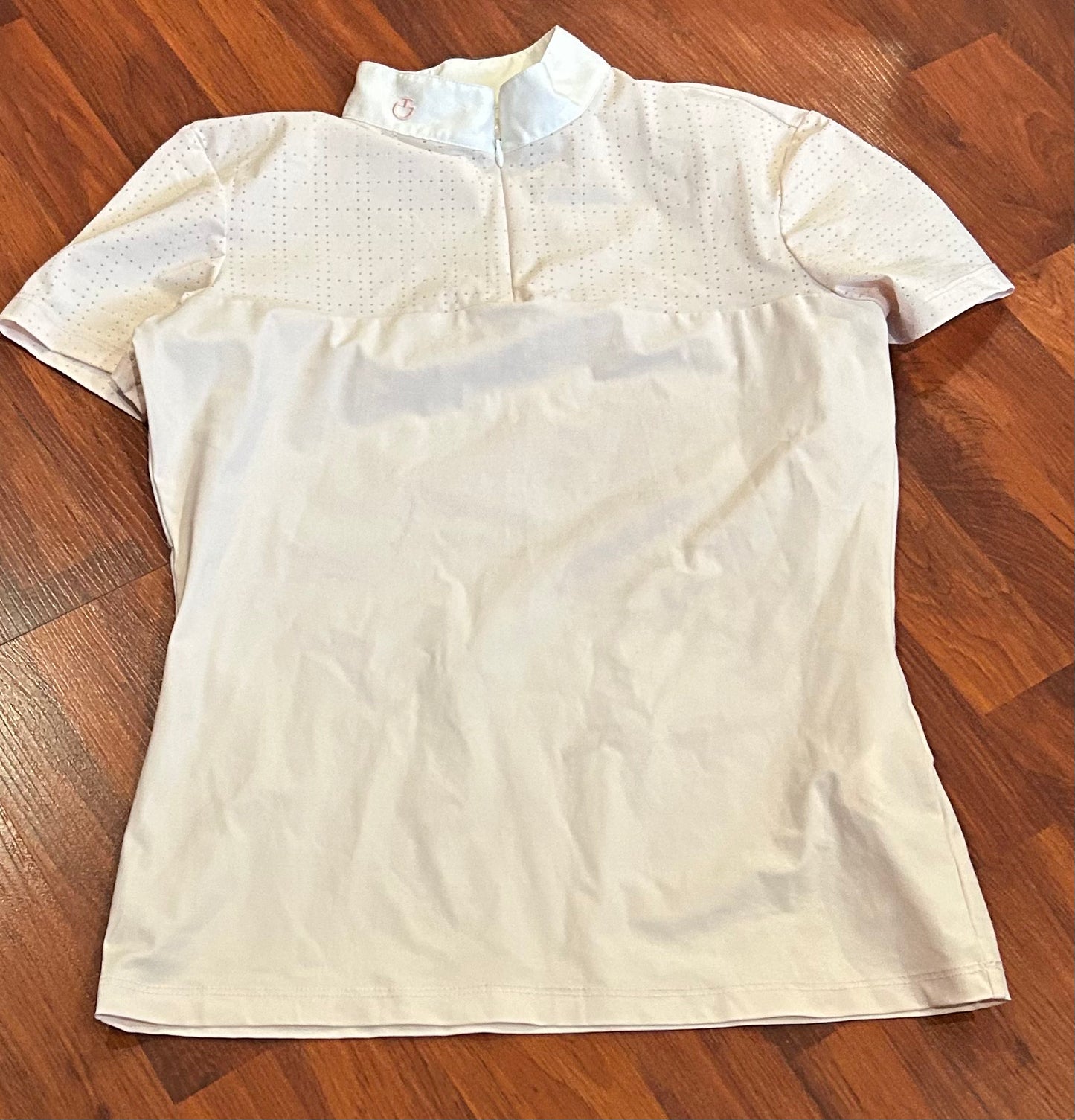 Cavalleria toscana pink short sleeve show shirt