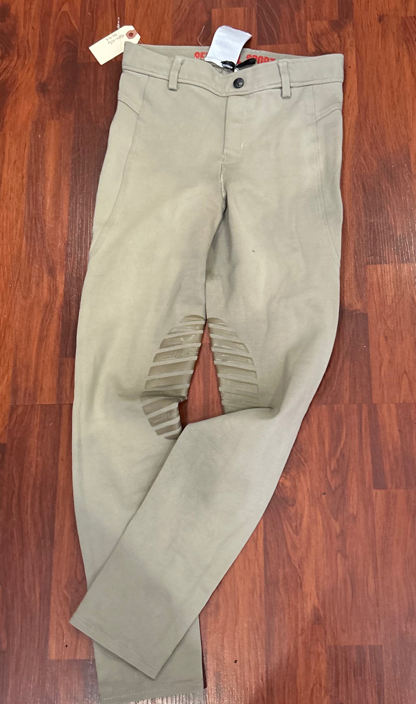 (Elation red label size 16 Child’s beige knee patch breeches