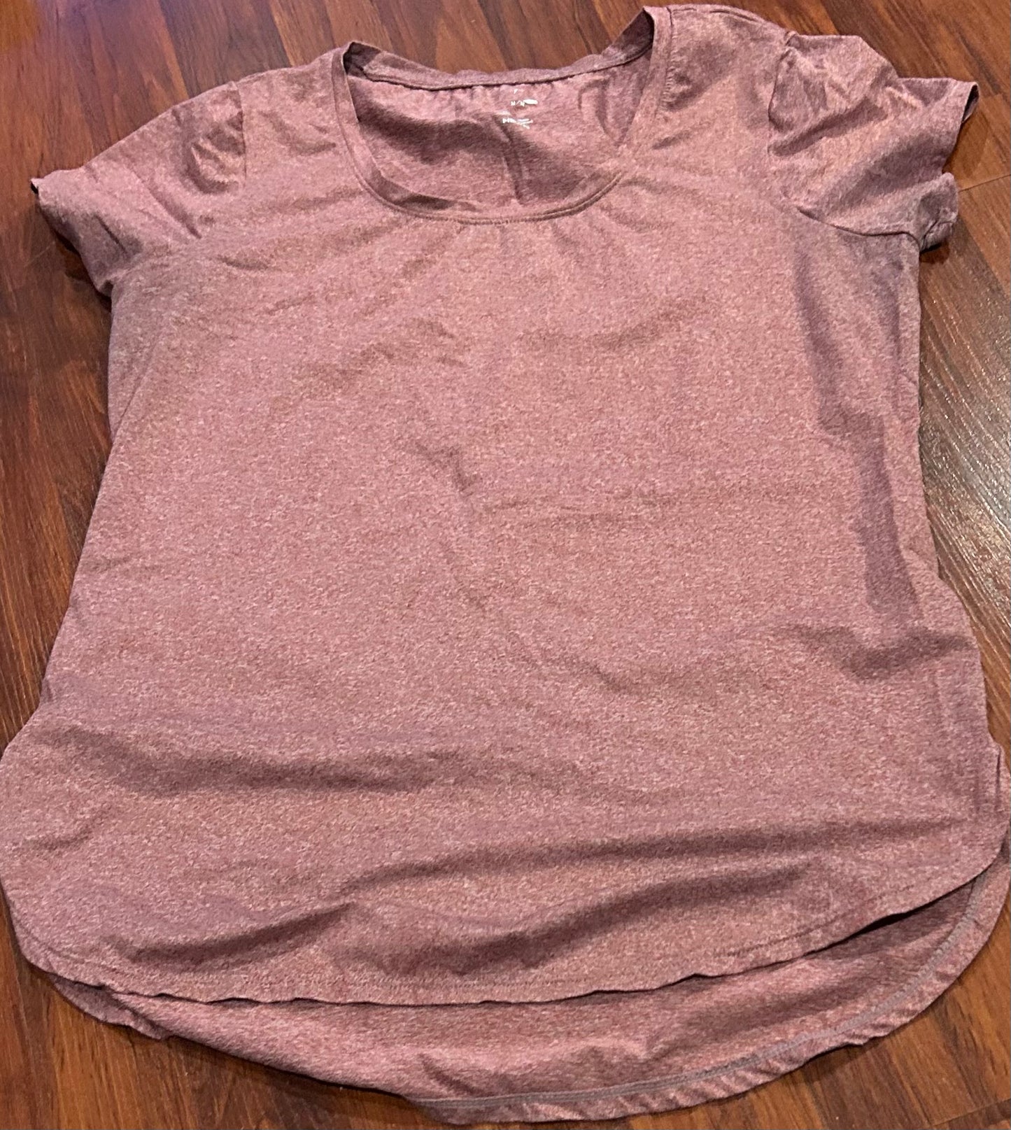 Medium pink short sleeve riding shirt