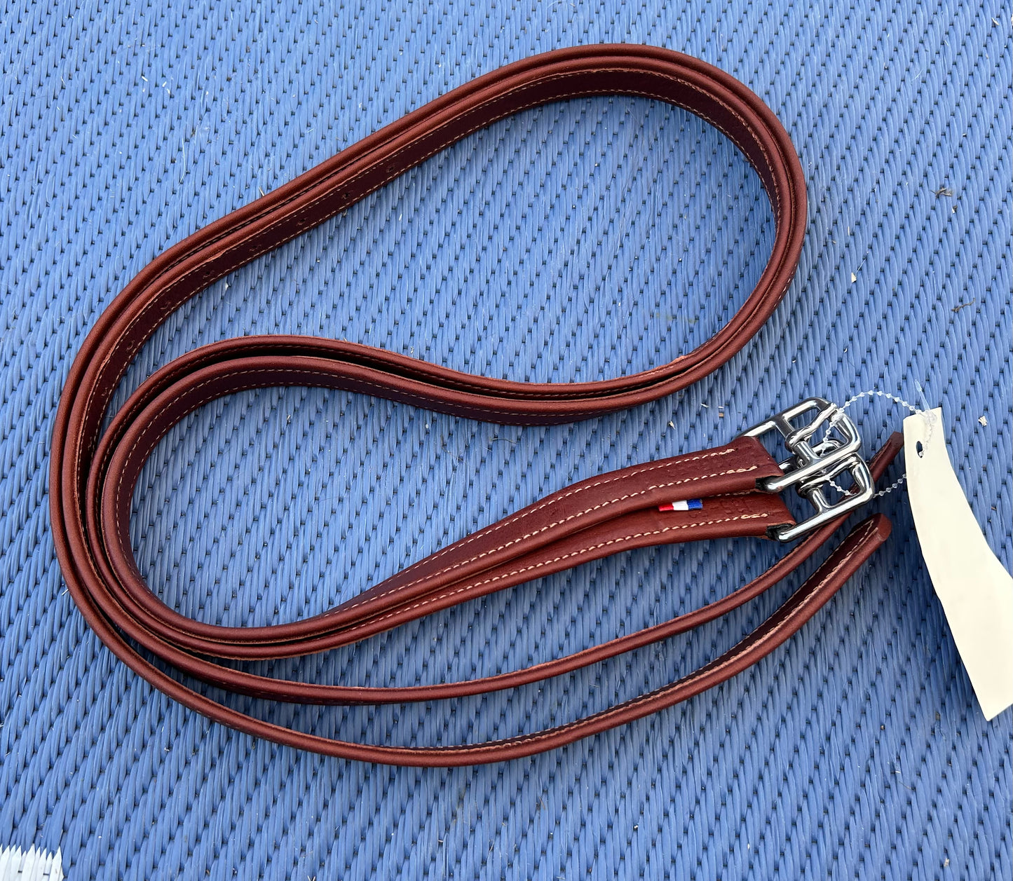 Meyer cognac stirrup leathers 135cm (52”) brand new