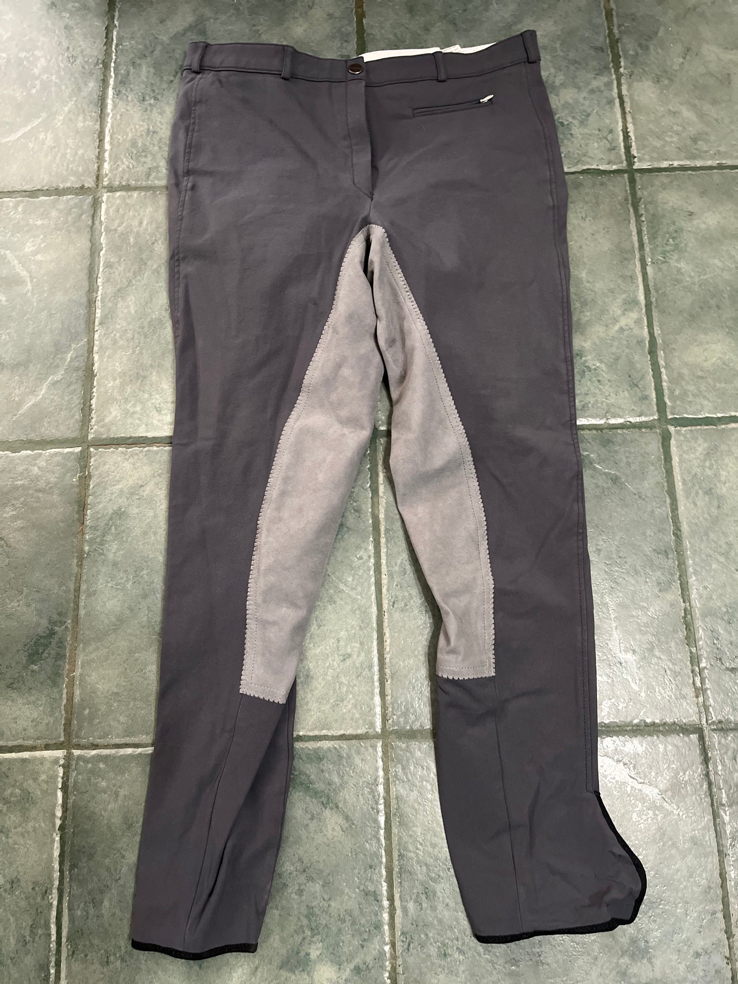 Pikeur grey fullseat breeches 92 (34 L )