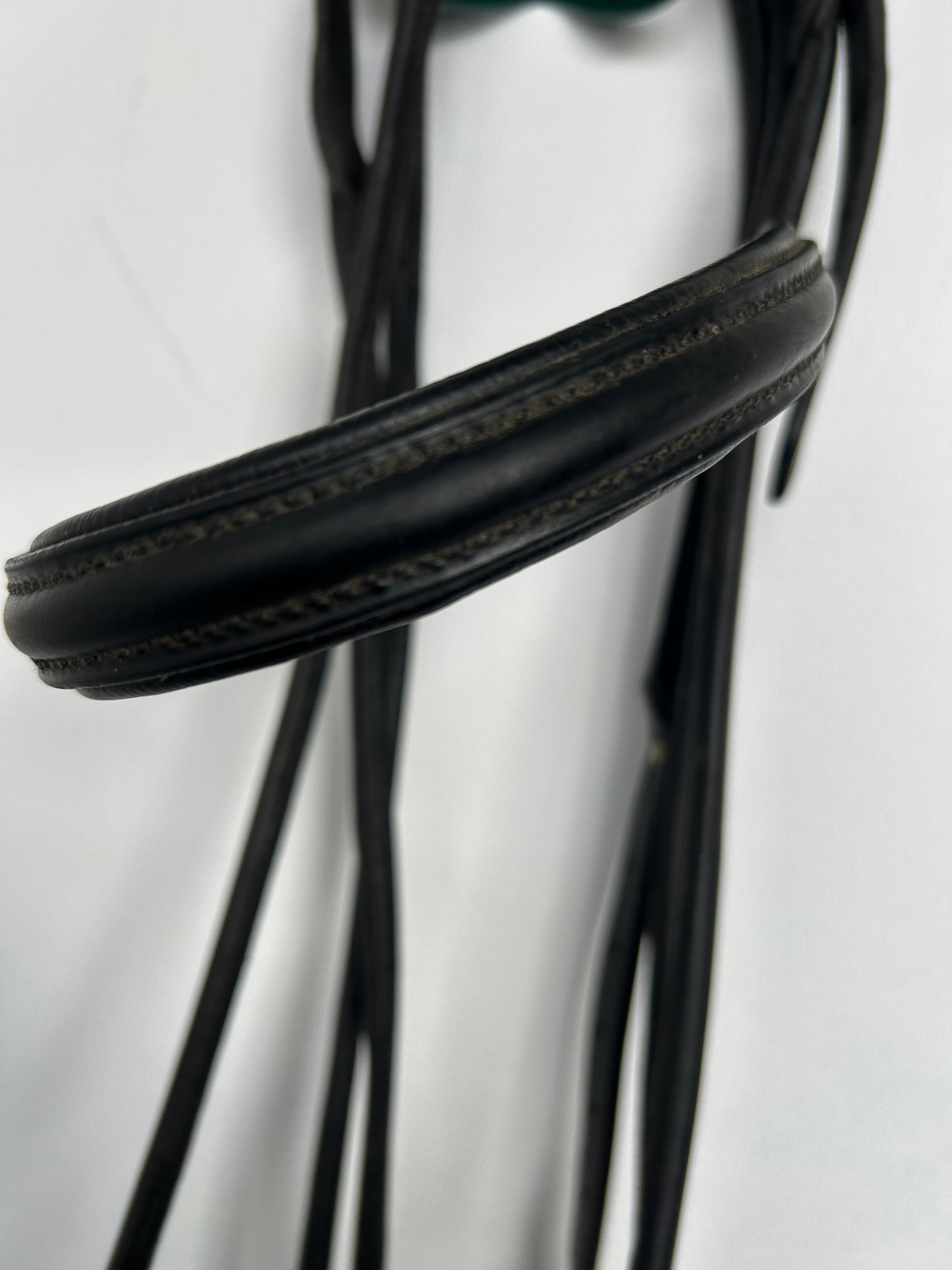 Waldhausen cob rolled snaffle with flash black