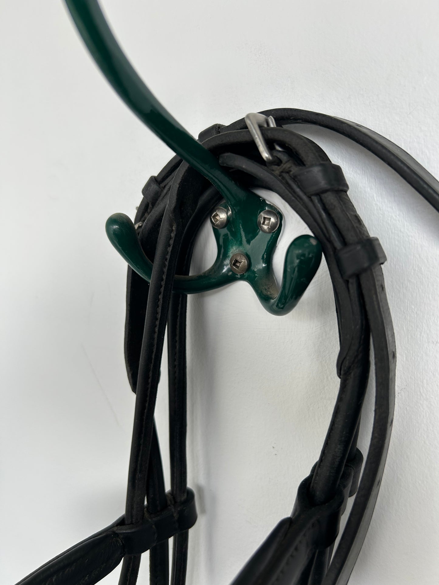 Waldhausen cob rolled snaffle with flash black