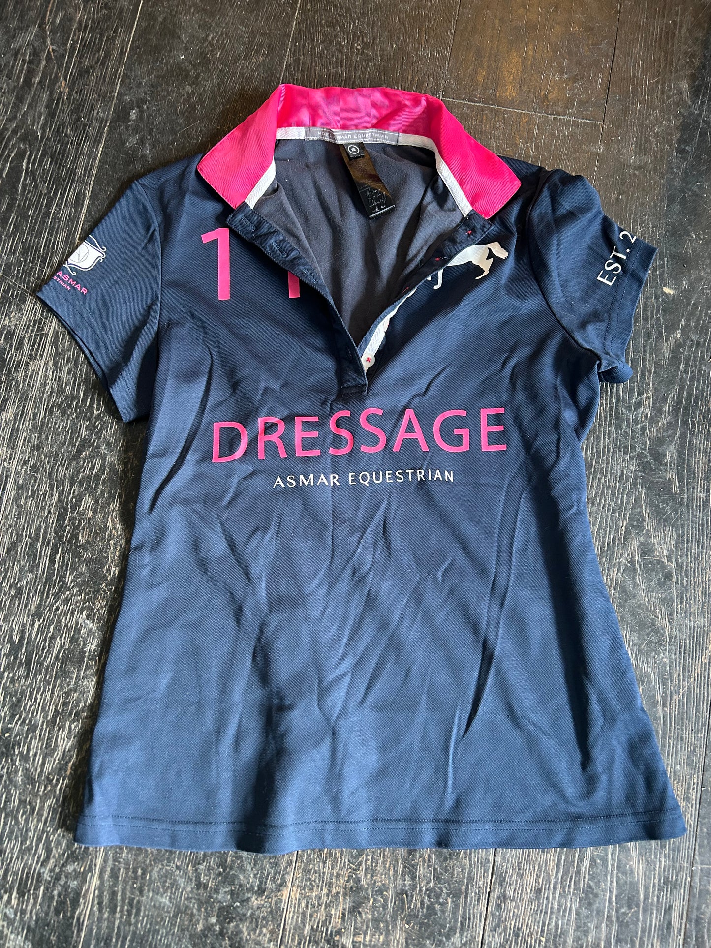 Asmar XS blue polo shirt