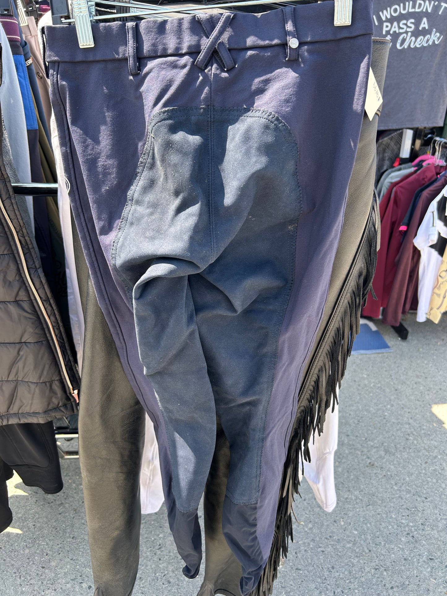 Pikeur size 24 navy full seat breeches