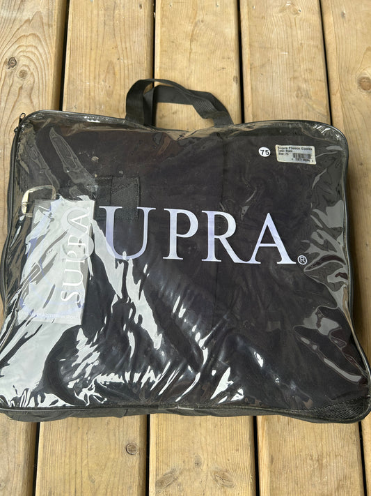 75” Supra black fleece cooler. New with tags