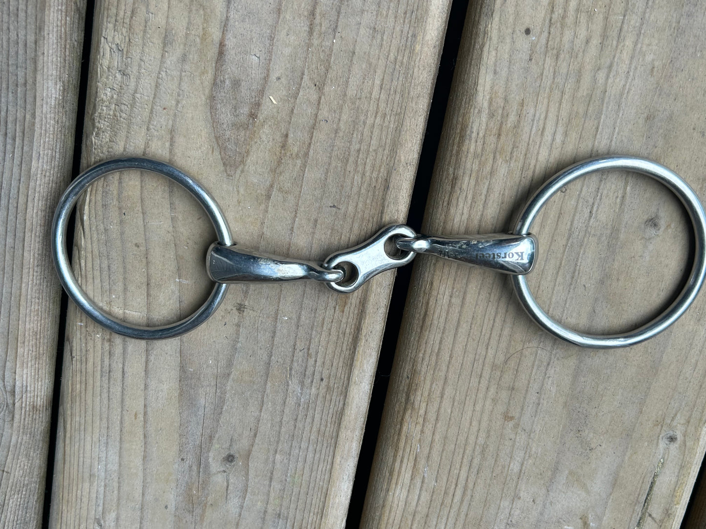 4.5” Korsteel loose ring French link snaffle