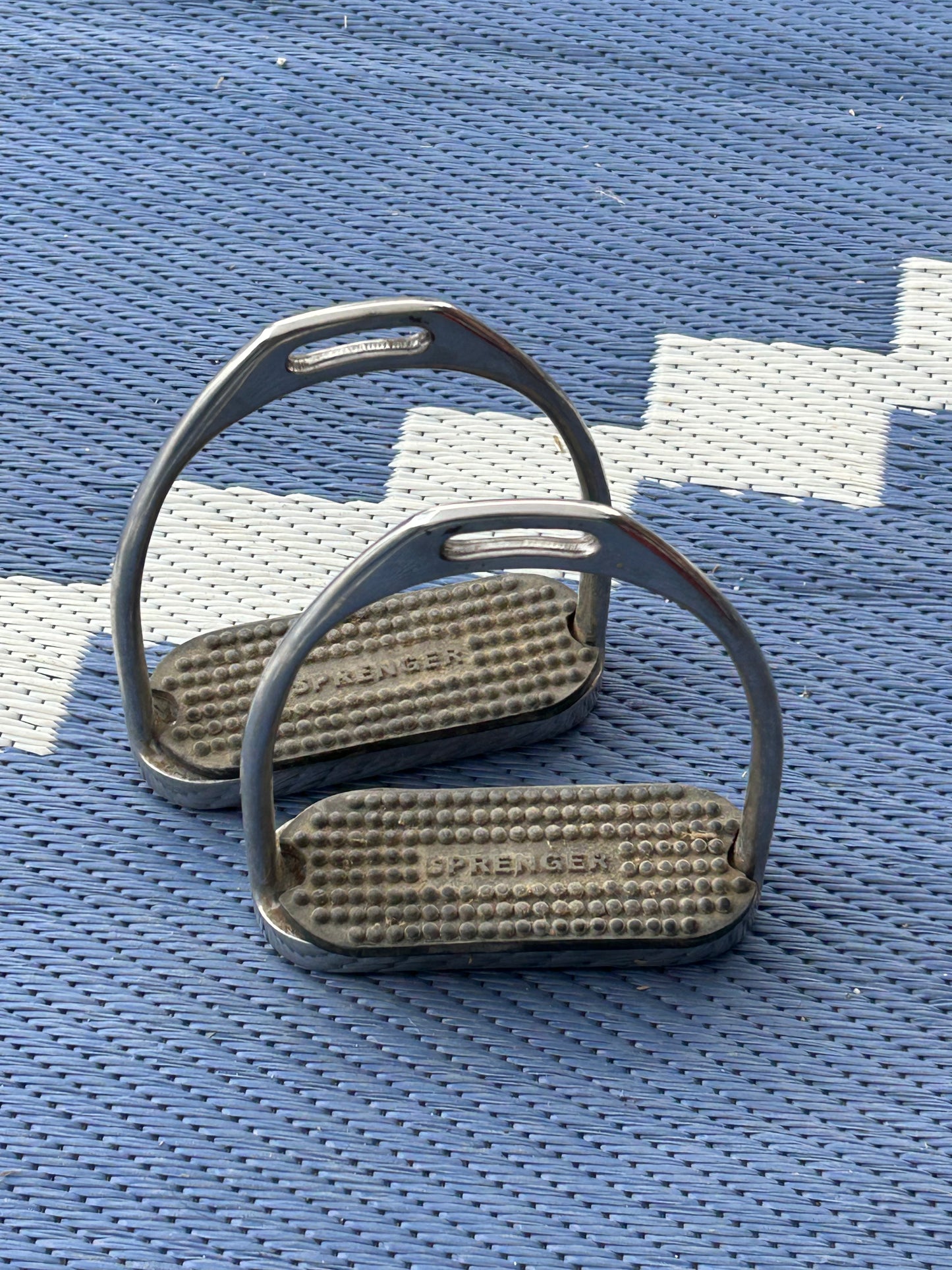 Stirrup irons with Sprenger treads 4.75”