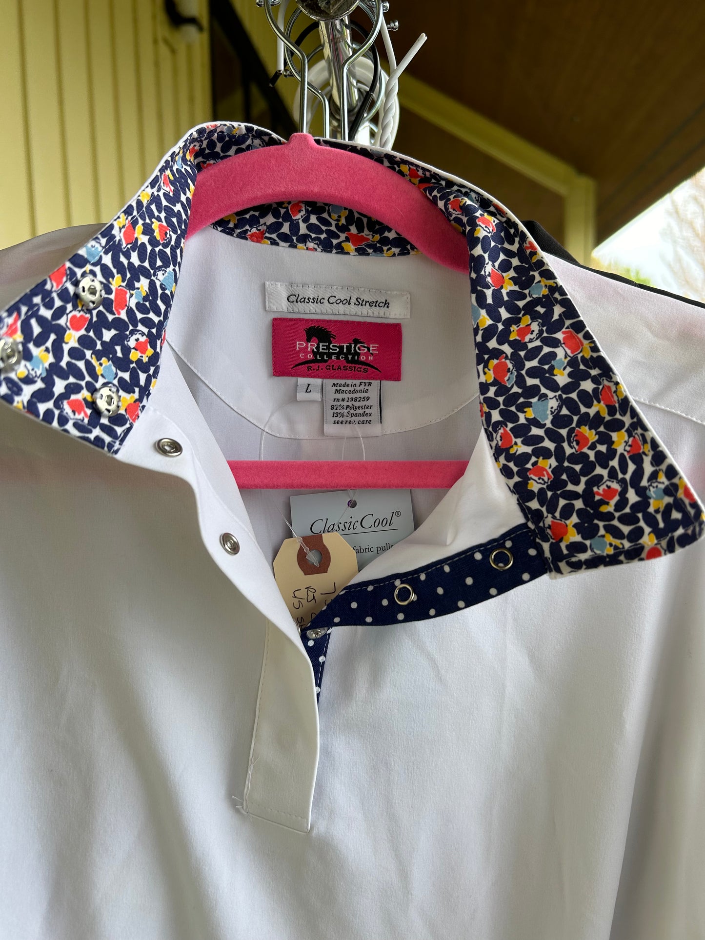 RK classic cool stretch long sleeve show shirt