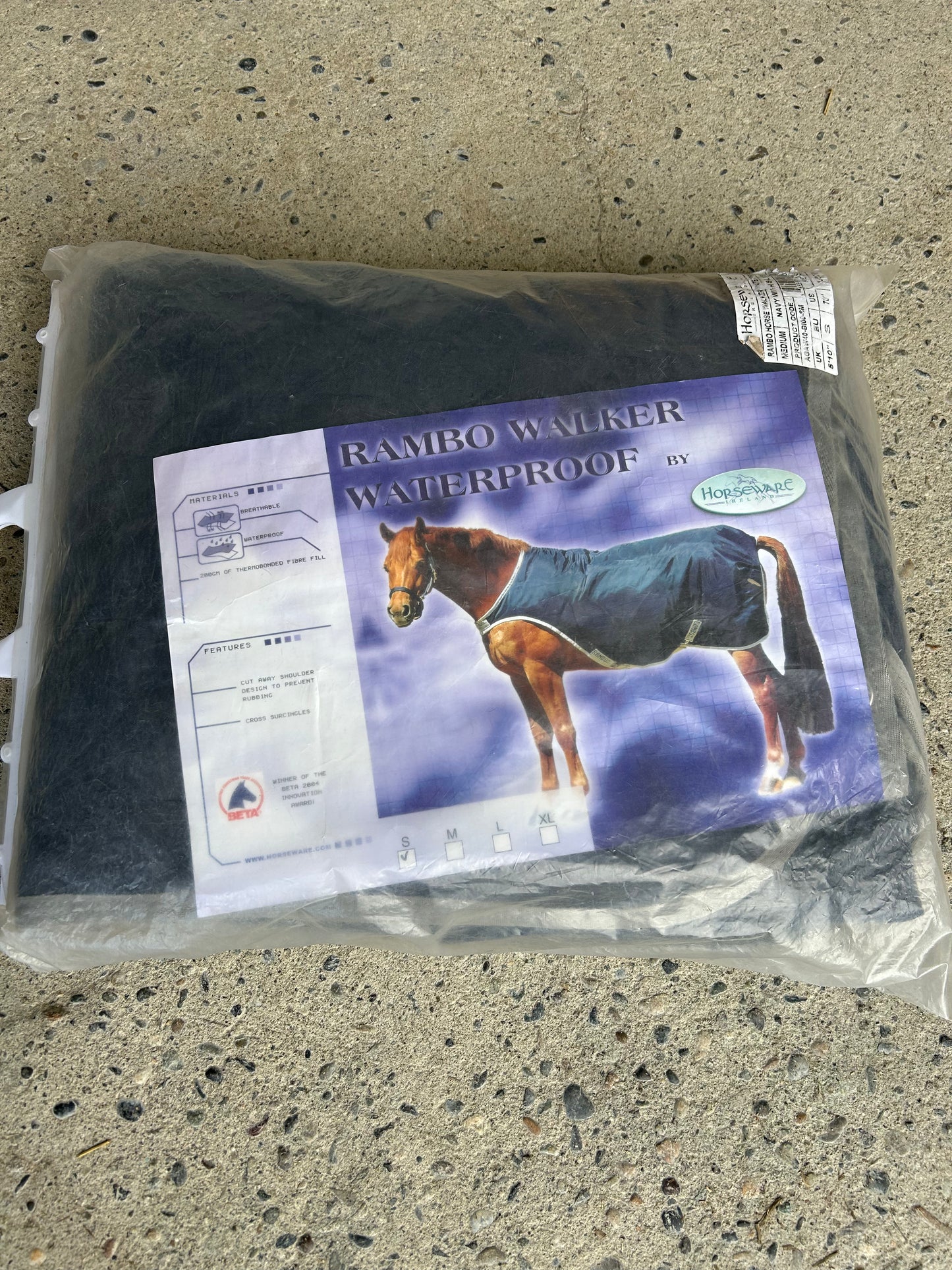 70” small Rambo waterproof walker rug new in bag