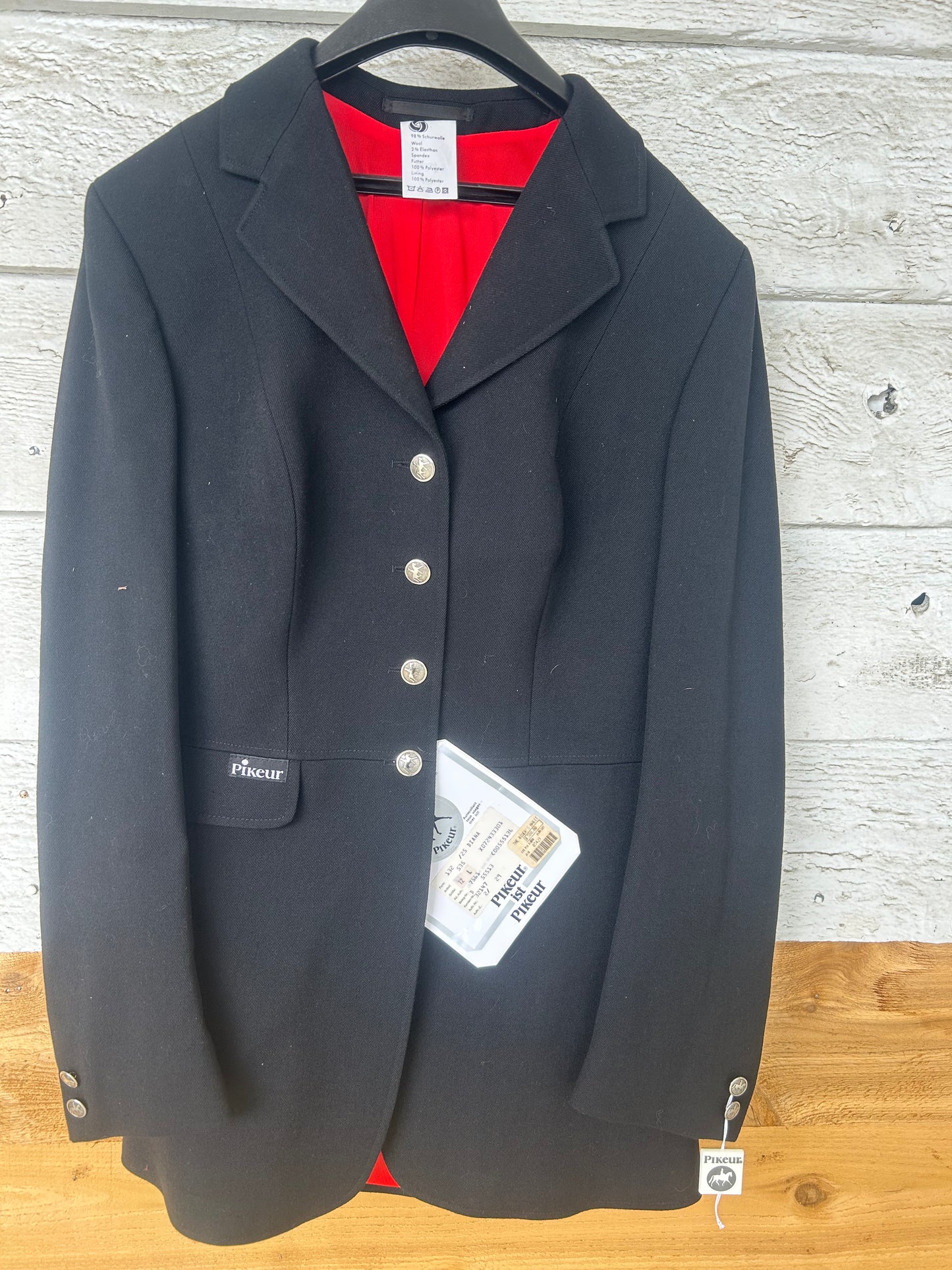 Pikeur Diana size 12L black show coat