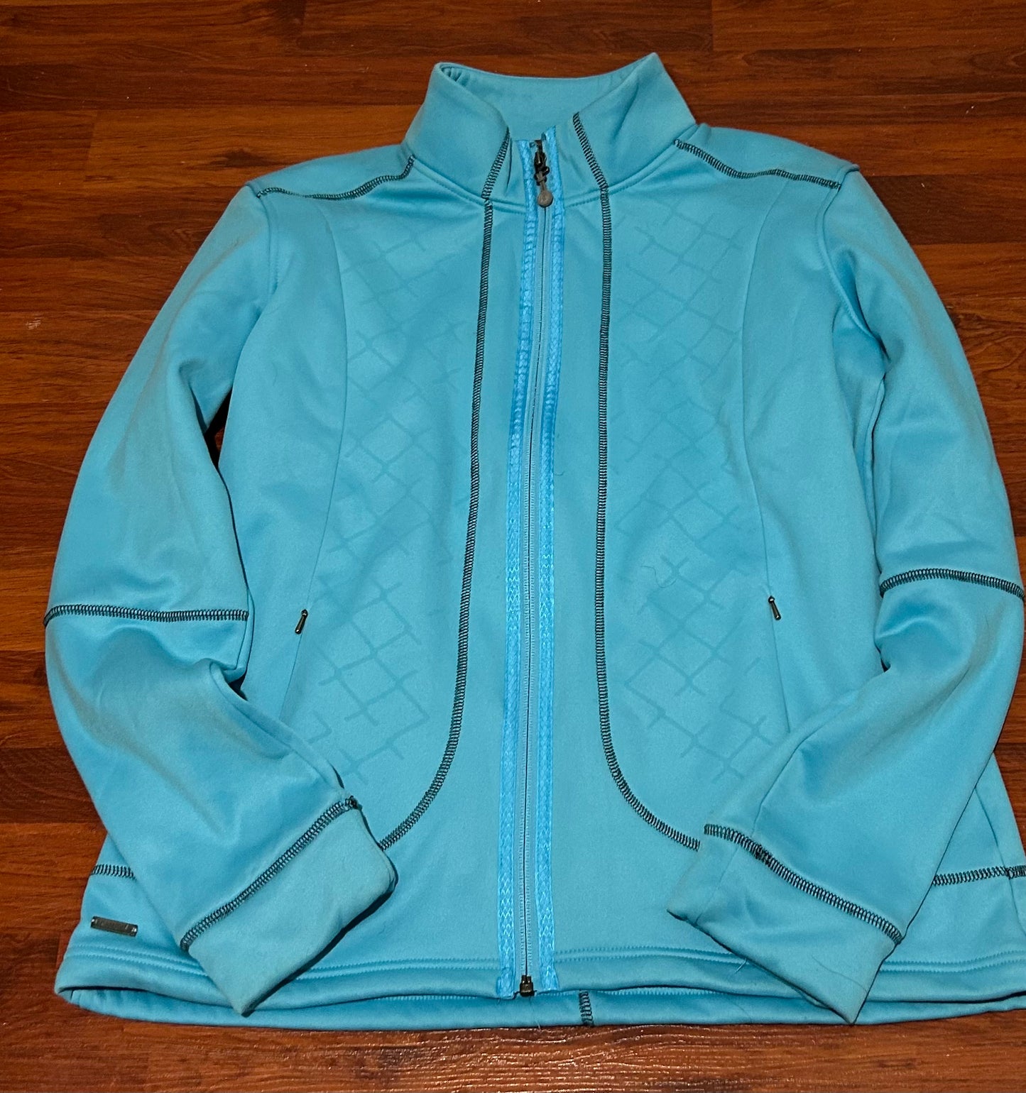 Anky blue zip up fleece jacket XXL