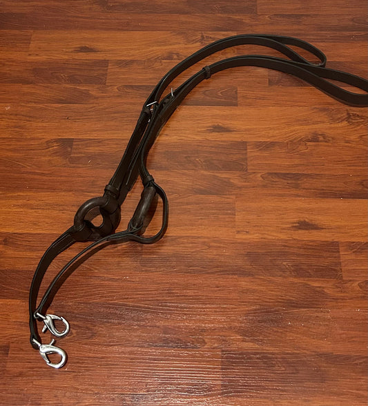 Leather side reins