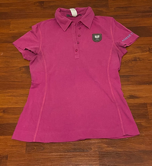 Asmar Cotton pink polo shirt S