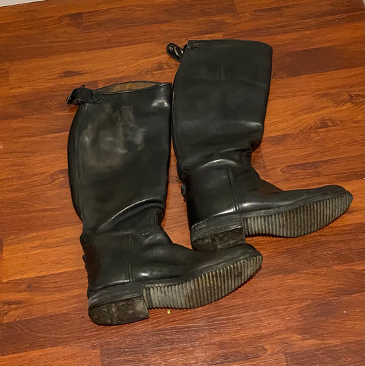 Dehner Black tall dress boots
