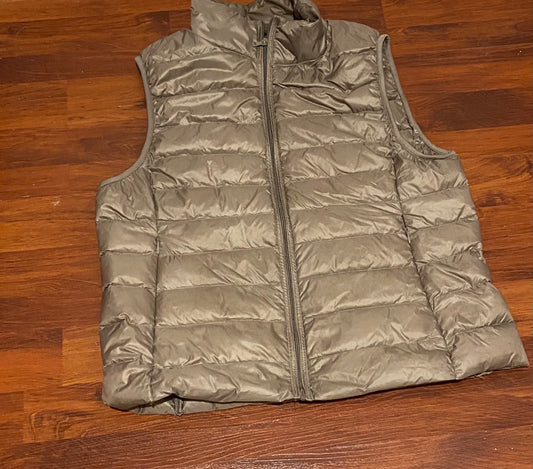 TKEQ XL down vest taupe