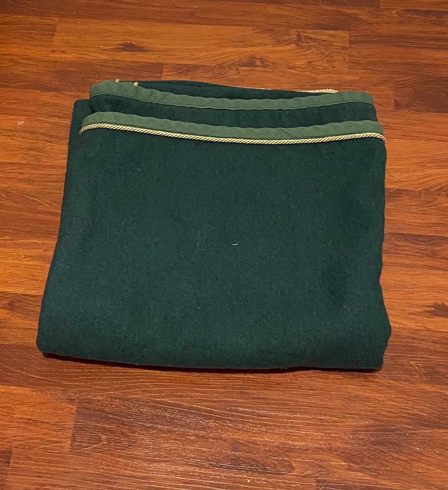 Green Wool Quarter Sheet