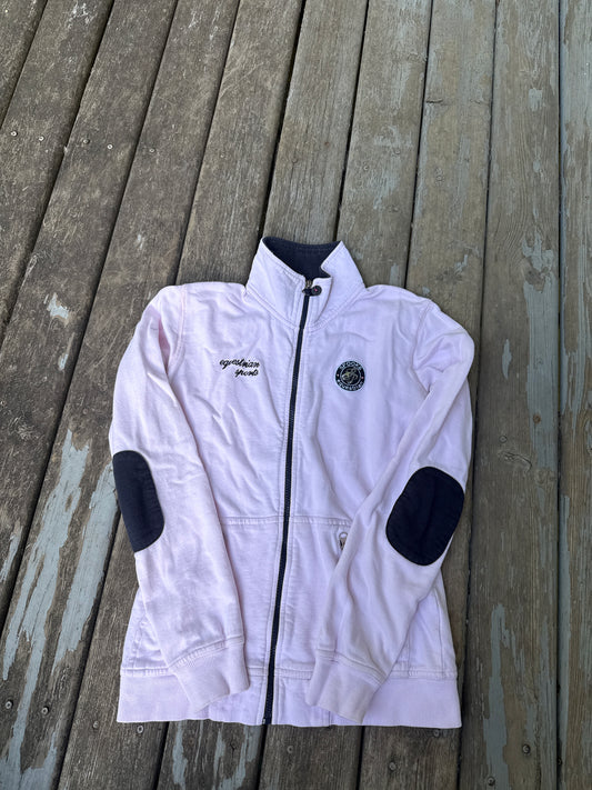 Spooks small pink zippered sweatshirt