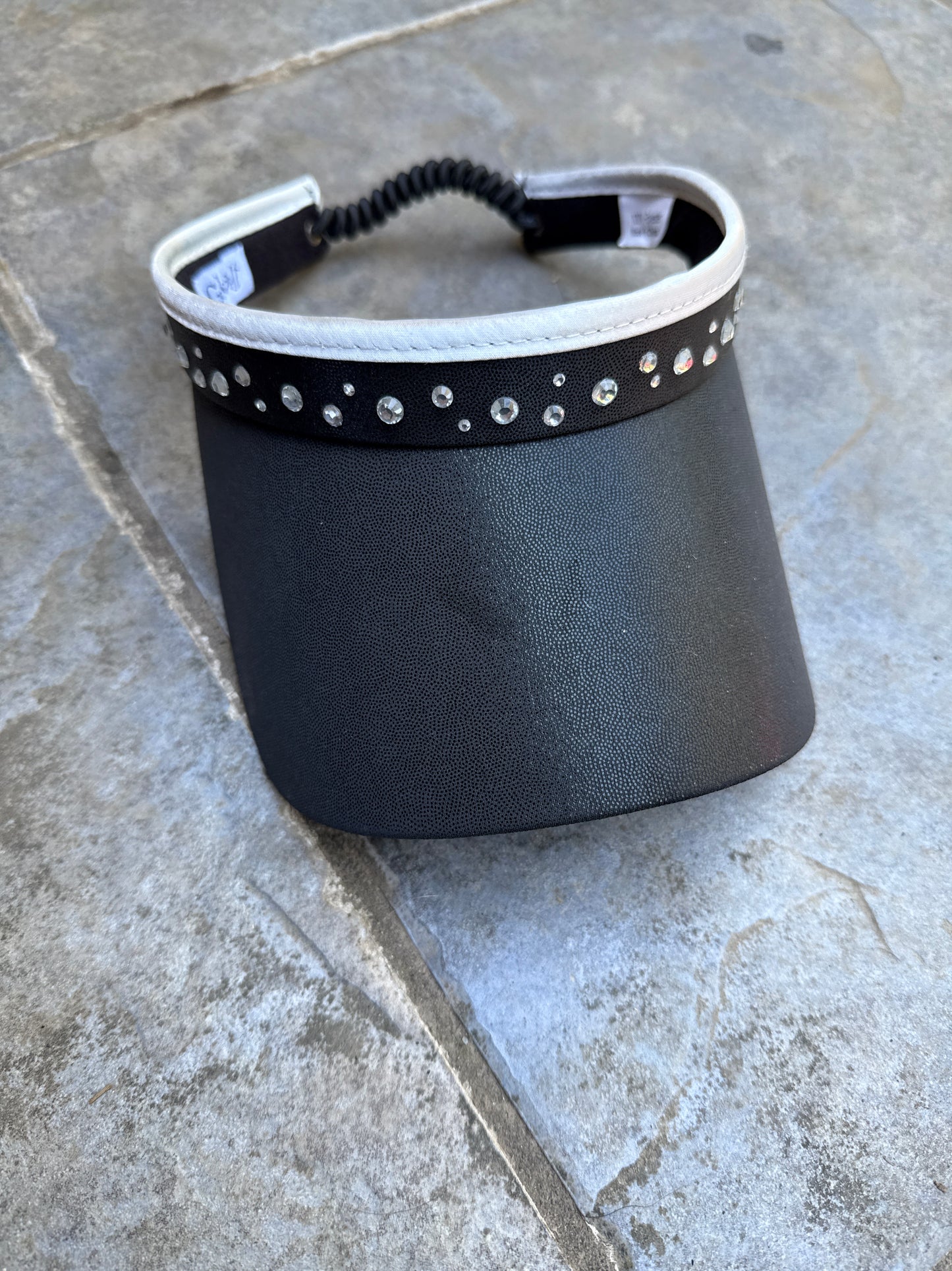 Rhinestone Glovelt sun visor