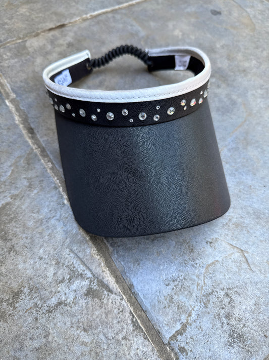 Rhinestone Glovelt sun visor