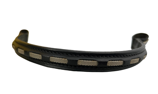 Stubben mesh 16” black browband