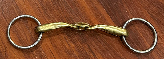 5.5” 65mm rings Neue Schule turtle top snaffle. Minor chew marks