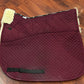 NSC burgundy sheepskin dressage pad