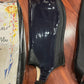 Dublin size large intensity NAVY patent half chaps. Brand new.