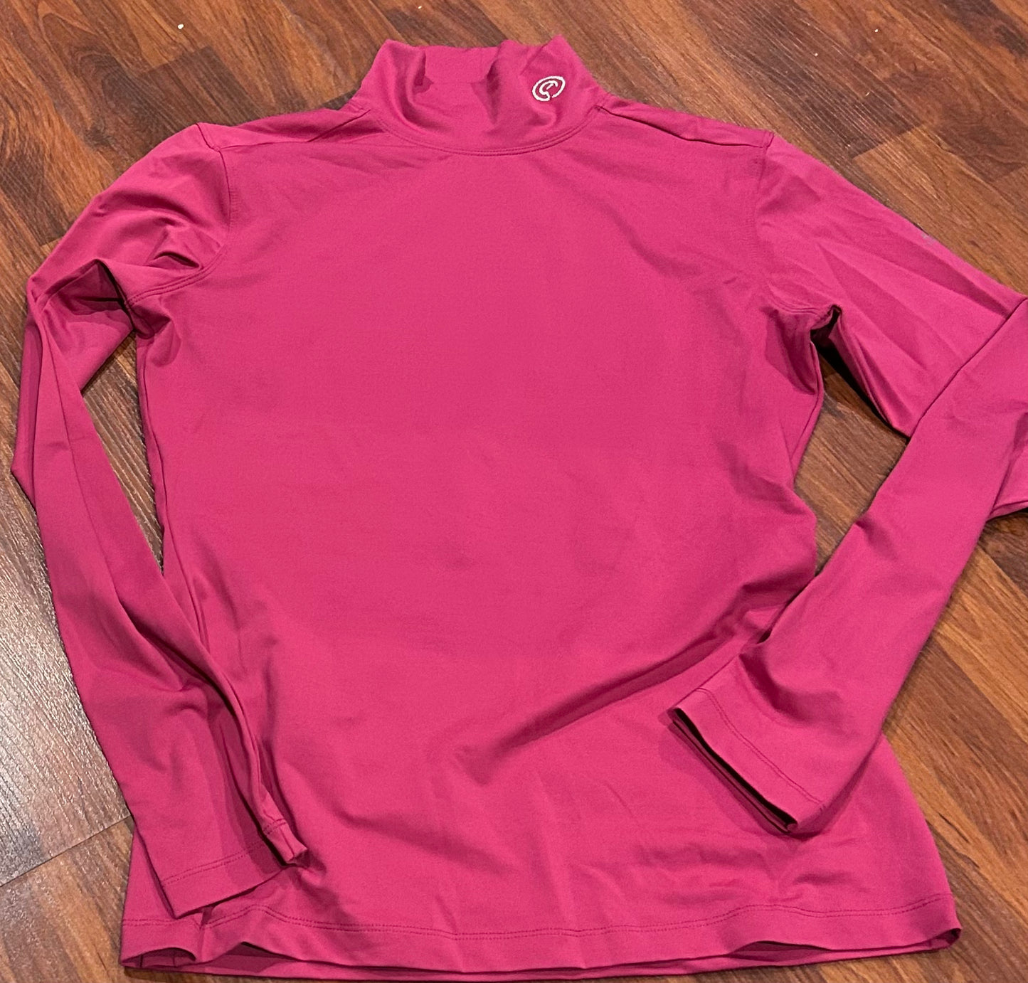 Anky Large (10) fuchsia long sleeve high neck shirt